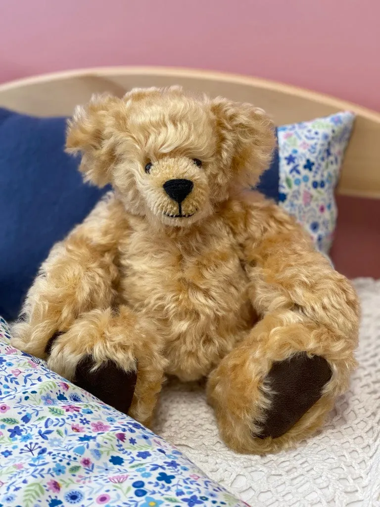 Mohair Teddy Bear Making Kit - Cyril - With or without Pattern -22cm when made