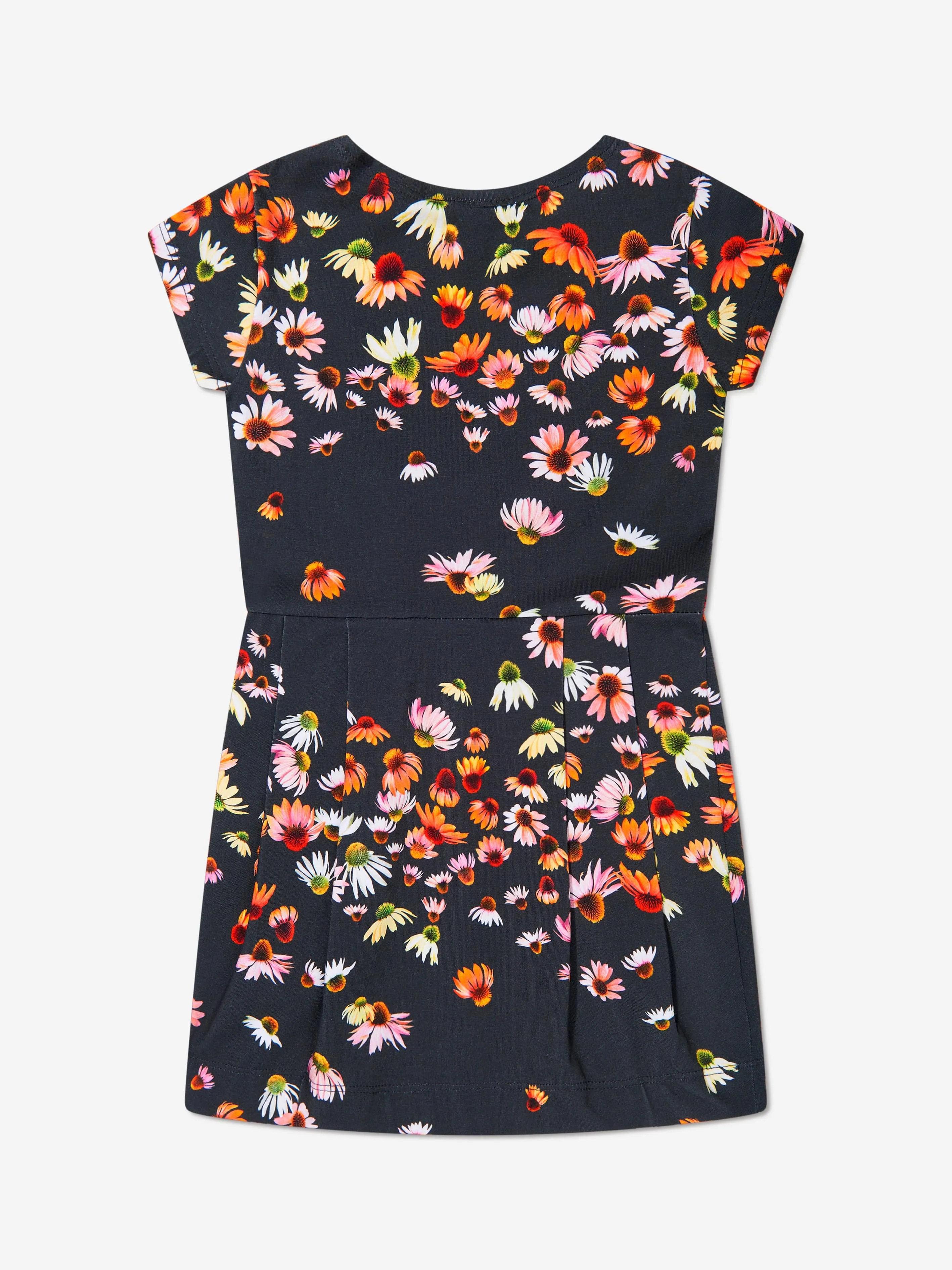 Molo Girls Organic Cotton Echinacea Print Dress