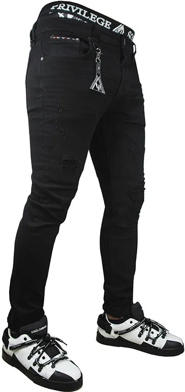 NOIR 09 - Jet Black Skinny