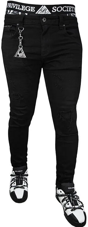 NOIR 09 - Jet Black Skinny