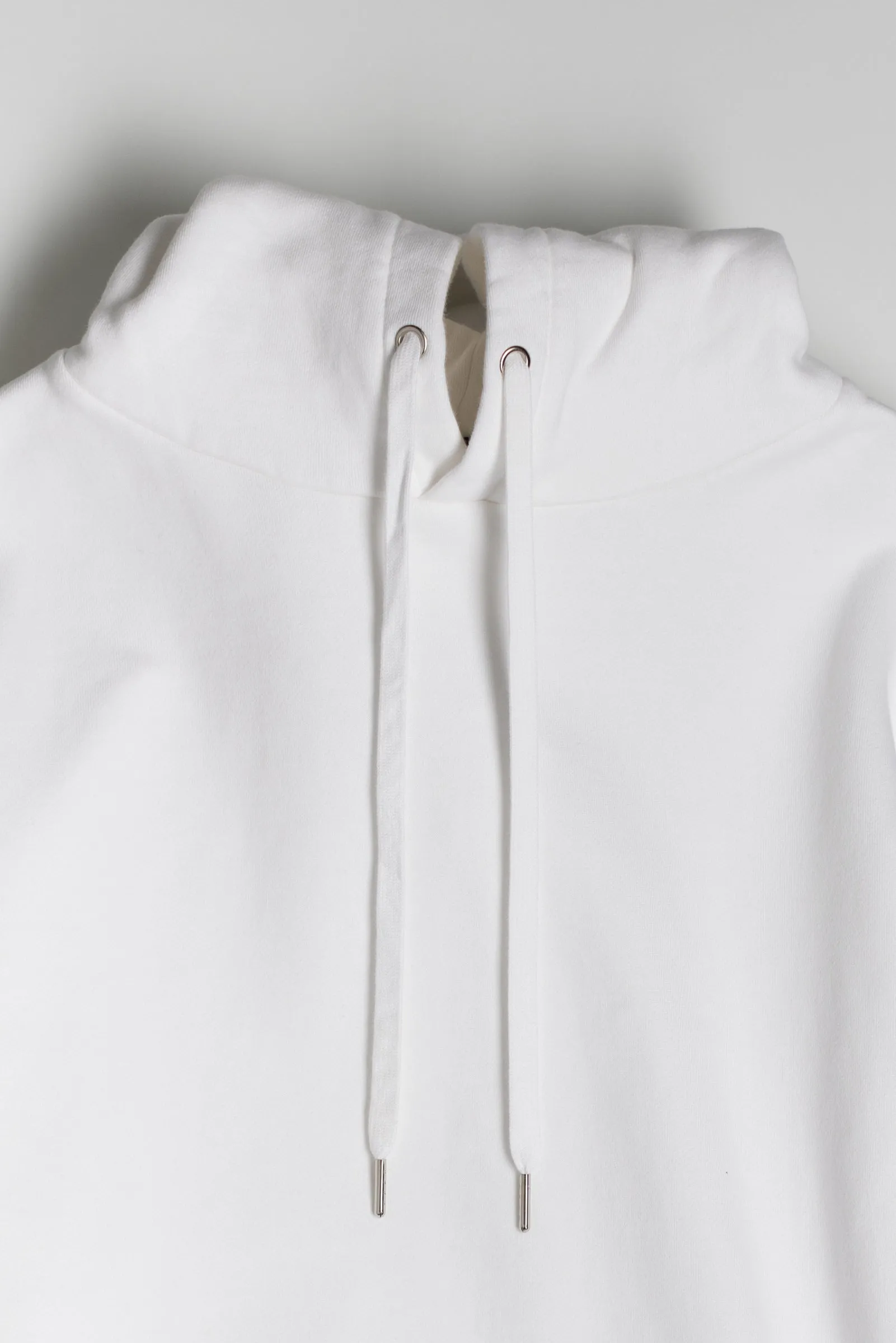 NS2173-2 Cotton Fleece Pullover Hoodie in White