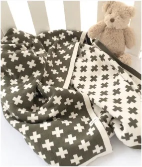 Organic-cotton Cot Blankets - Forest Elf