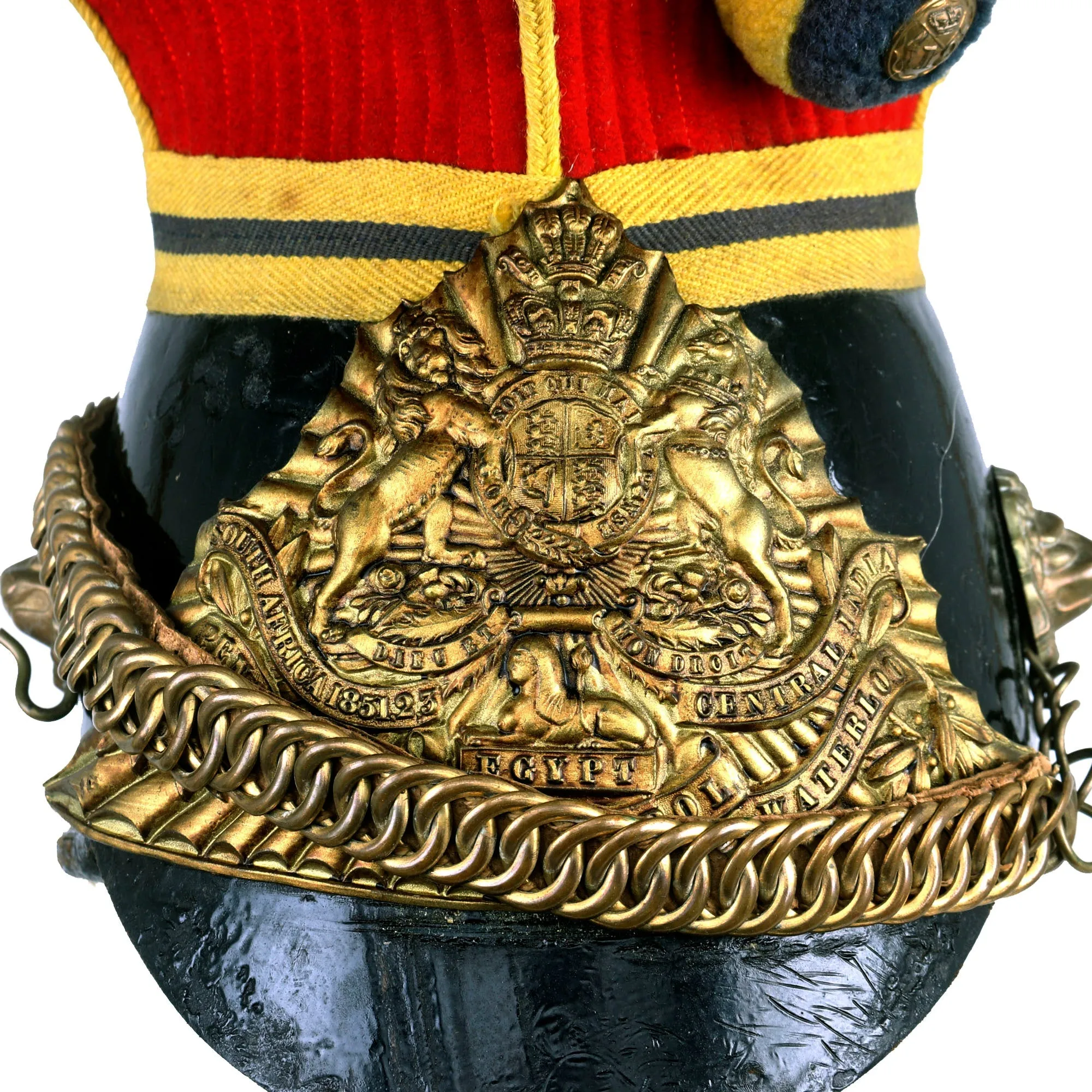 Original British 12th Lancers Cavalry Officer Uhlan Czapka “Lance Cap” - Size 6 ¾