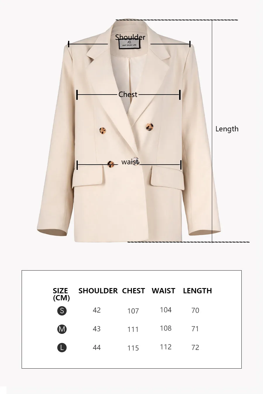 Oversized coat | Beige blazer | Commuter blazer