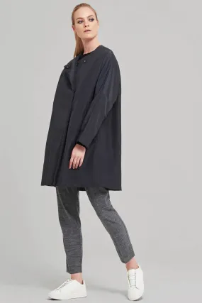 Oversized Lightly-Padded Shell Coat