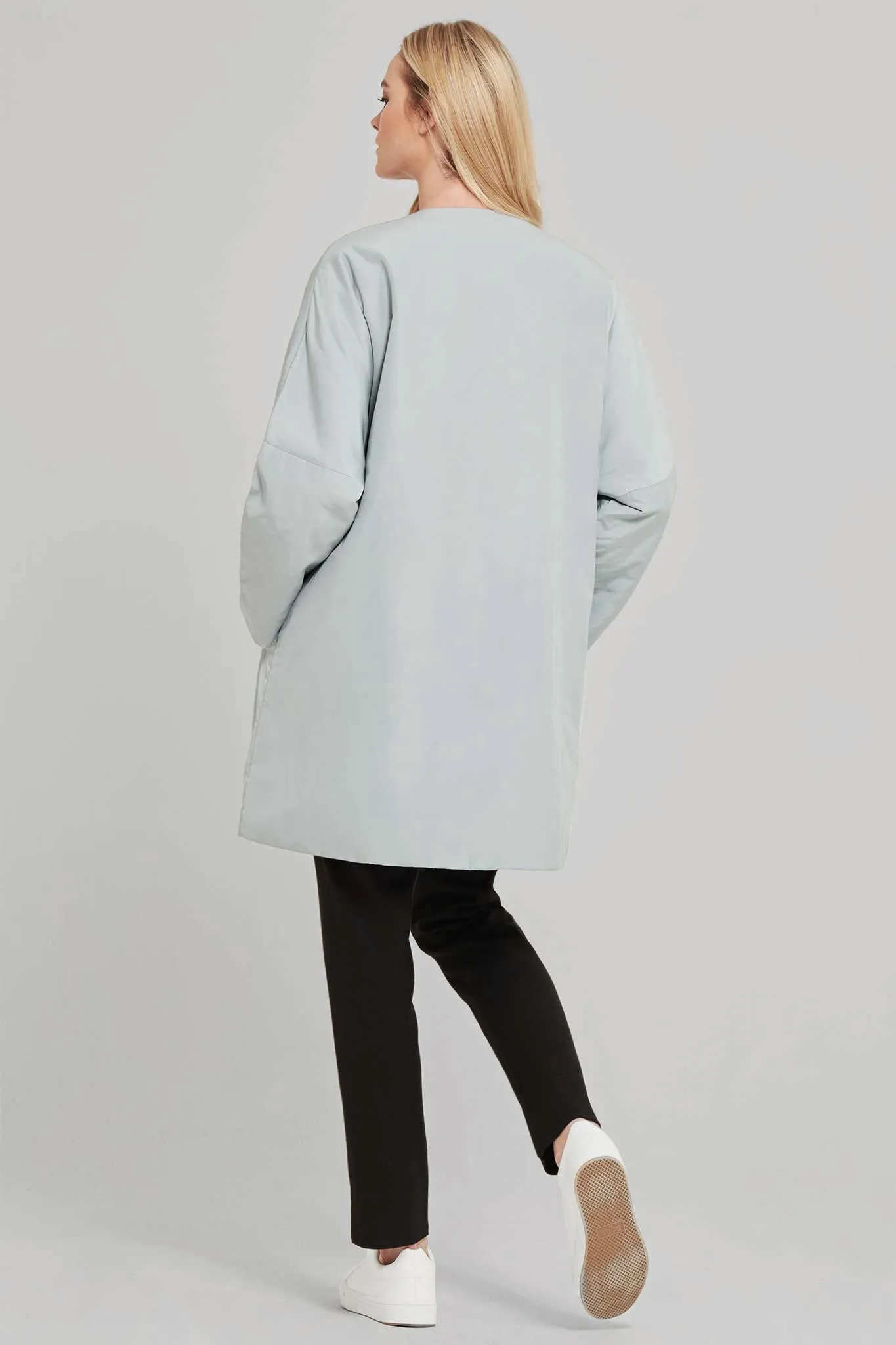 Oversized Lightly-Padded Shell Coat