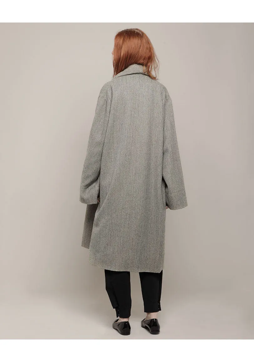 Oversized Shawl Coat