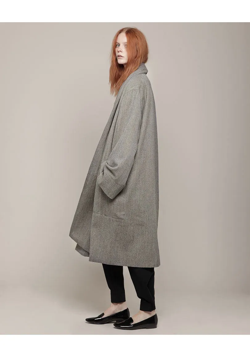 Oversized Shawl Coat