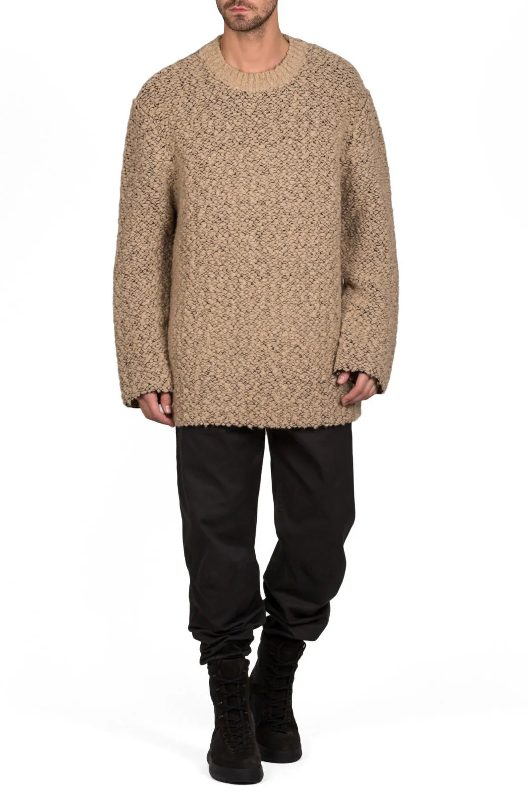 Oversized Teddy Boucle Sweater