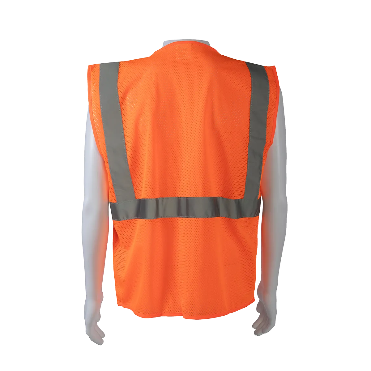 OVM2-EC ANSI/ISEA Economy Class 2 Safety Vest Orange Mesh