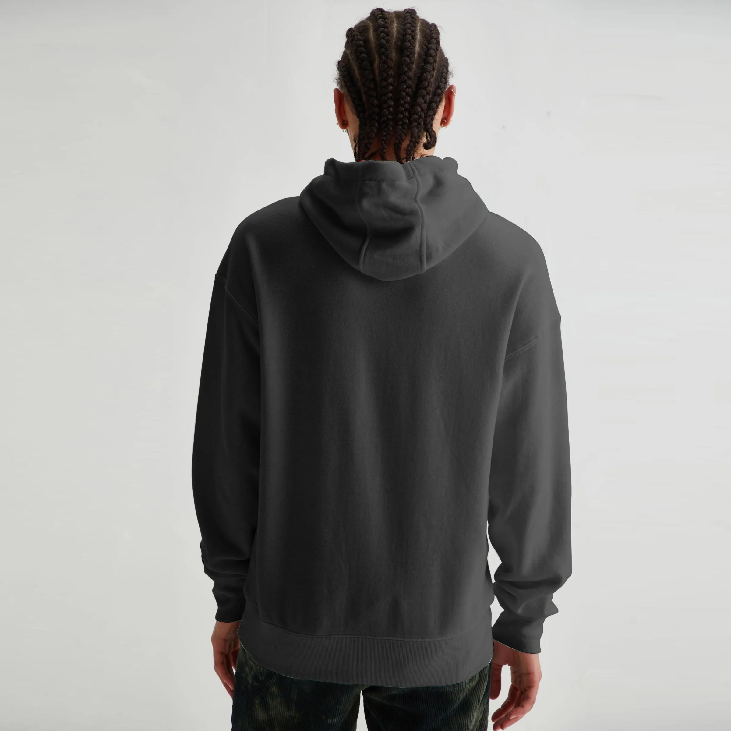 Personalized street style fashion men's long-sleeved hoodie