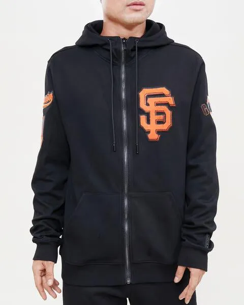 PRO STANDARD SAN FRANCISCO GIANTS LOGO ZIPPER HOODY