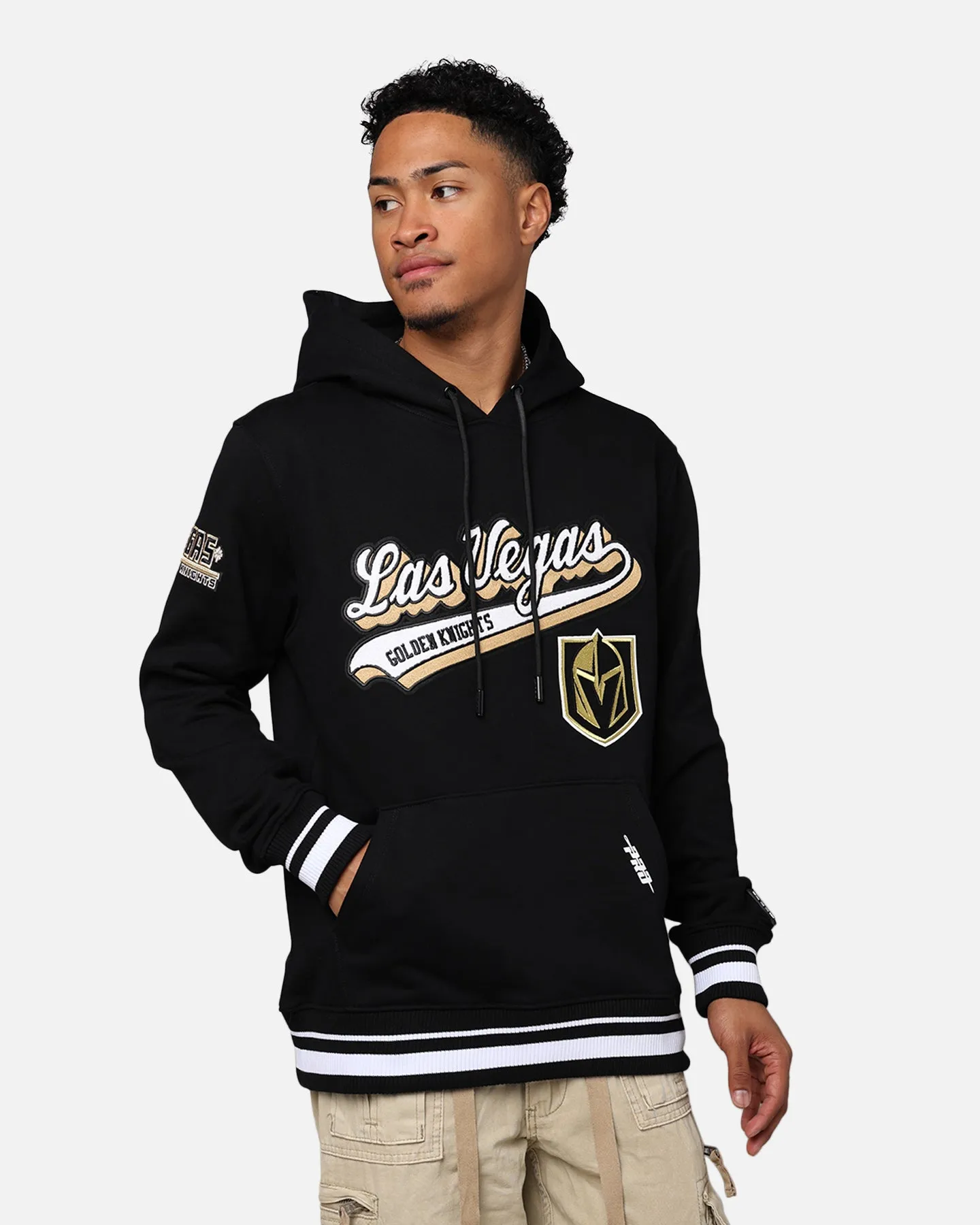 Pro Standard Vegas Golden Knights Fleece Pullover Hoodie Black