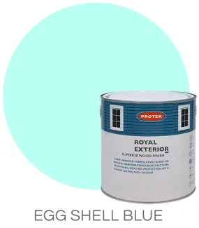 Protek Royal Exterior Finish - Egg Shell Blue