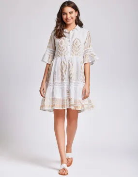 Rachel Shirt Dress - White