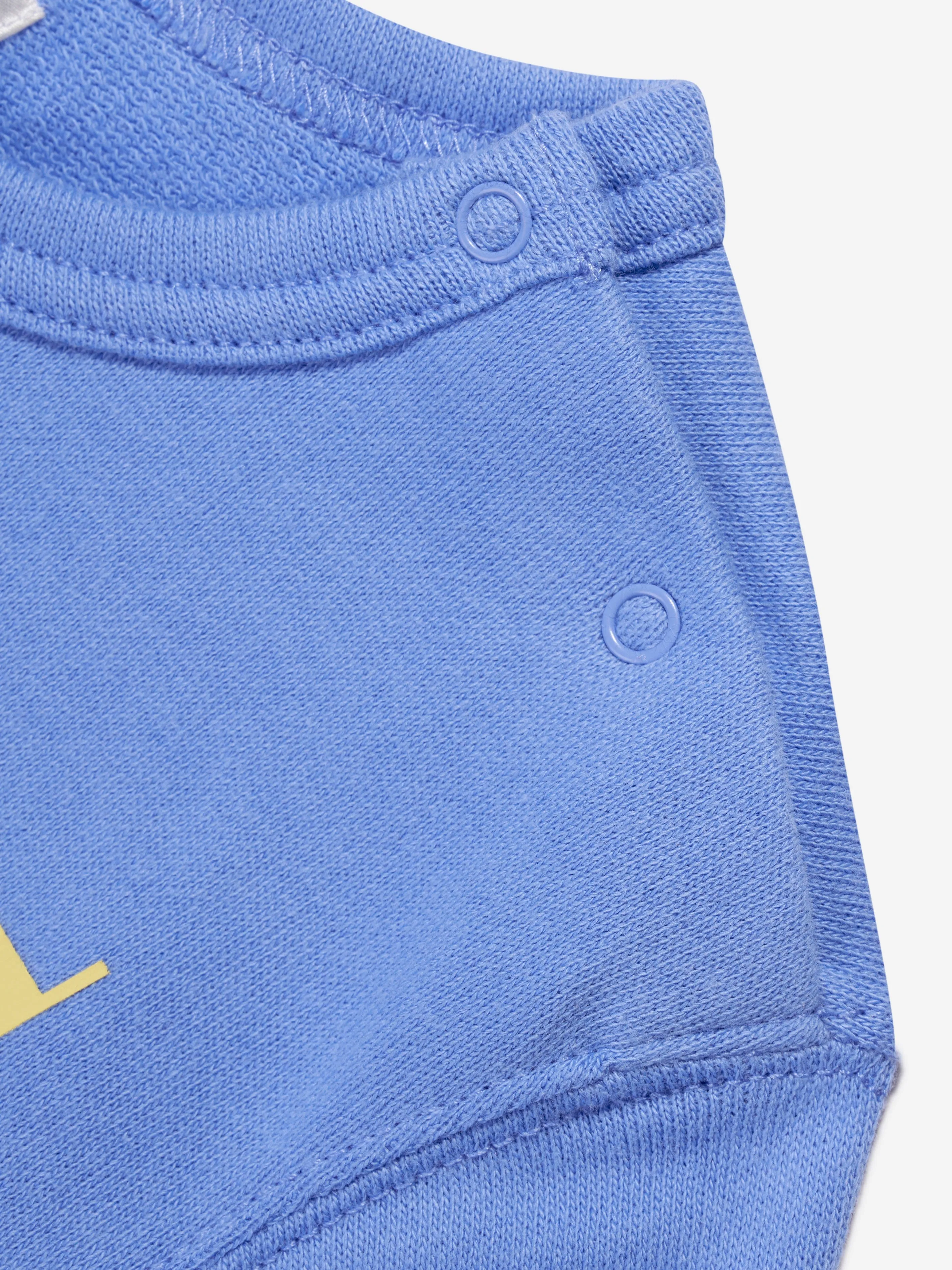 Ralph Lauren Baby Boys Polo Logo Sweatshirt in Blue