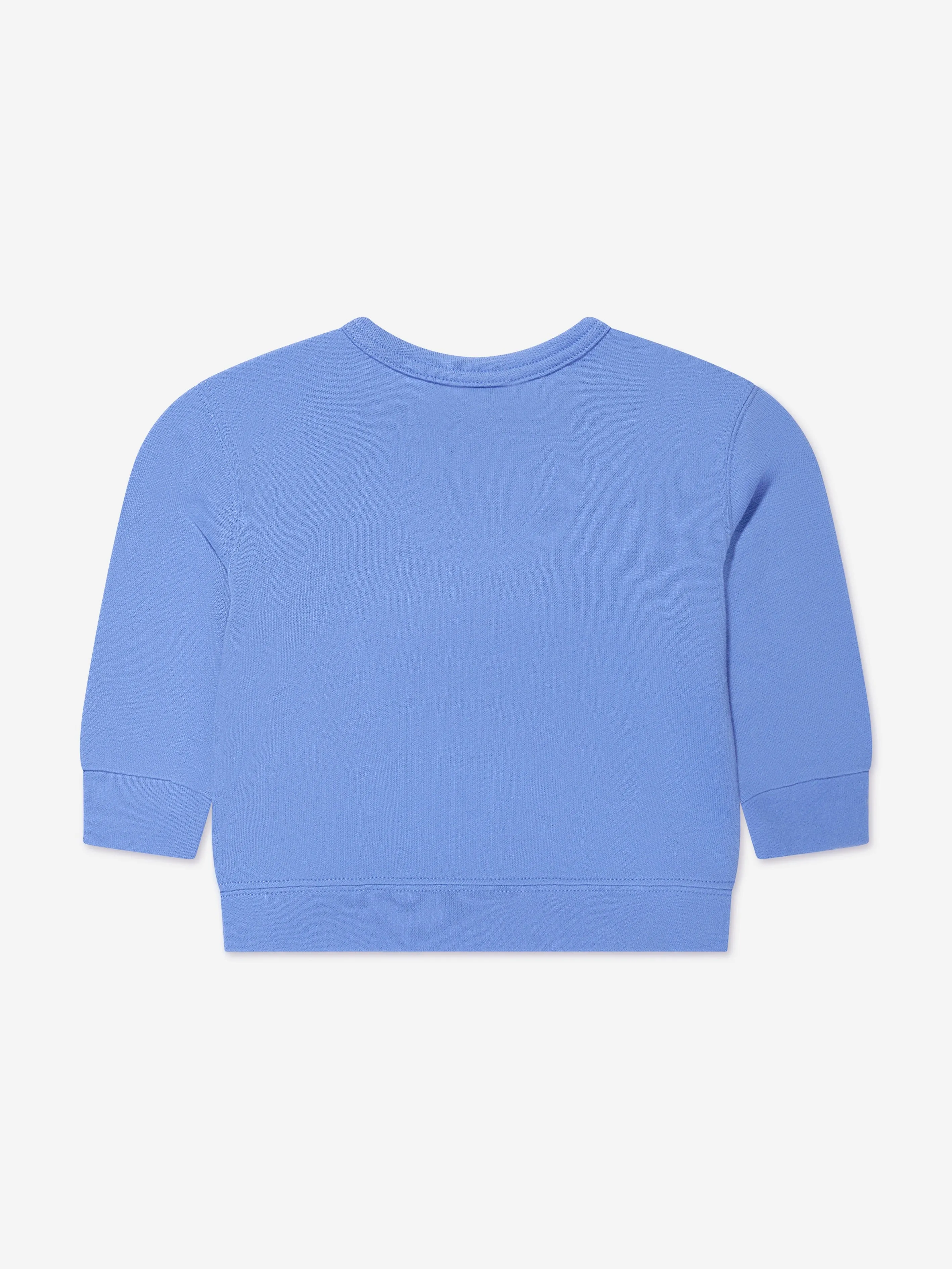 Ralph Lauren Baby Boys Polo Logo Sweatshirt in Blue