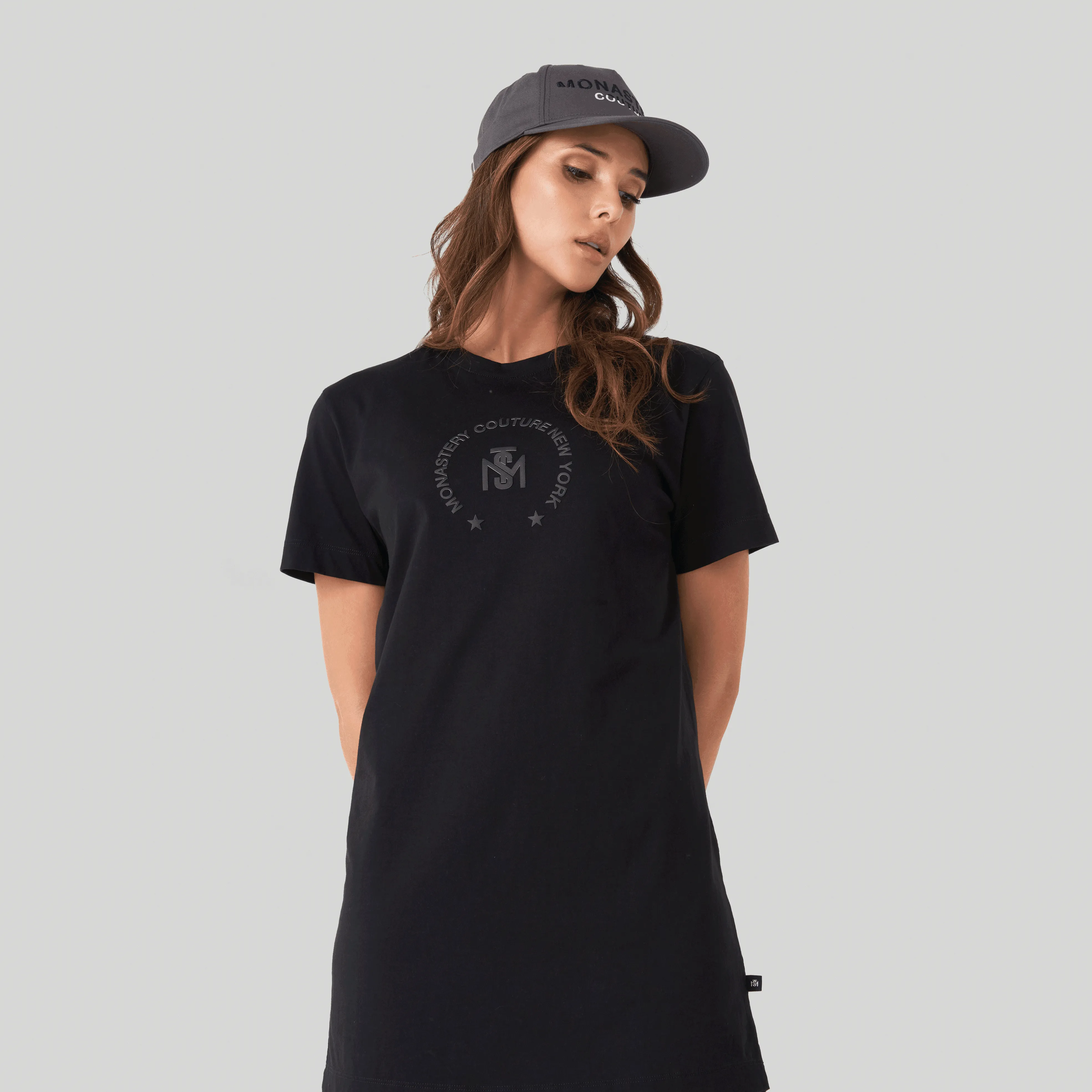 RAVENA T-SHIRT DRESS BLACK