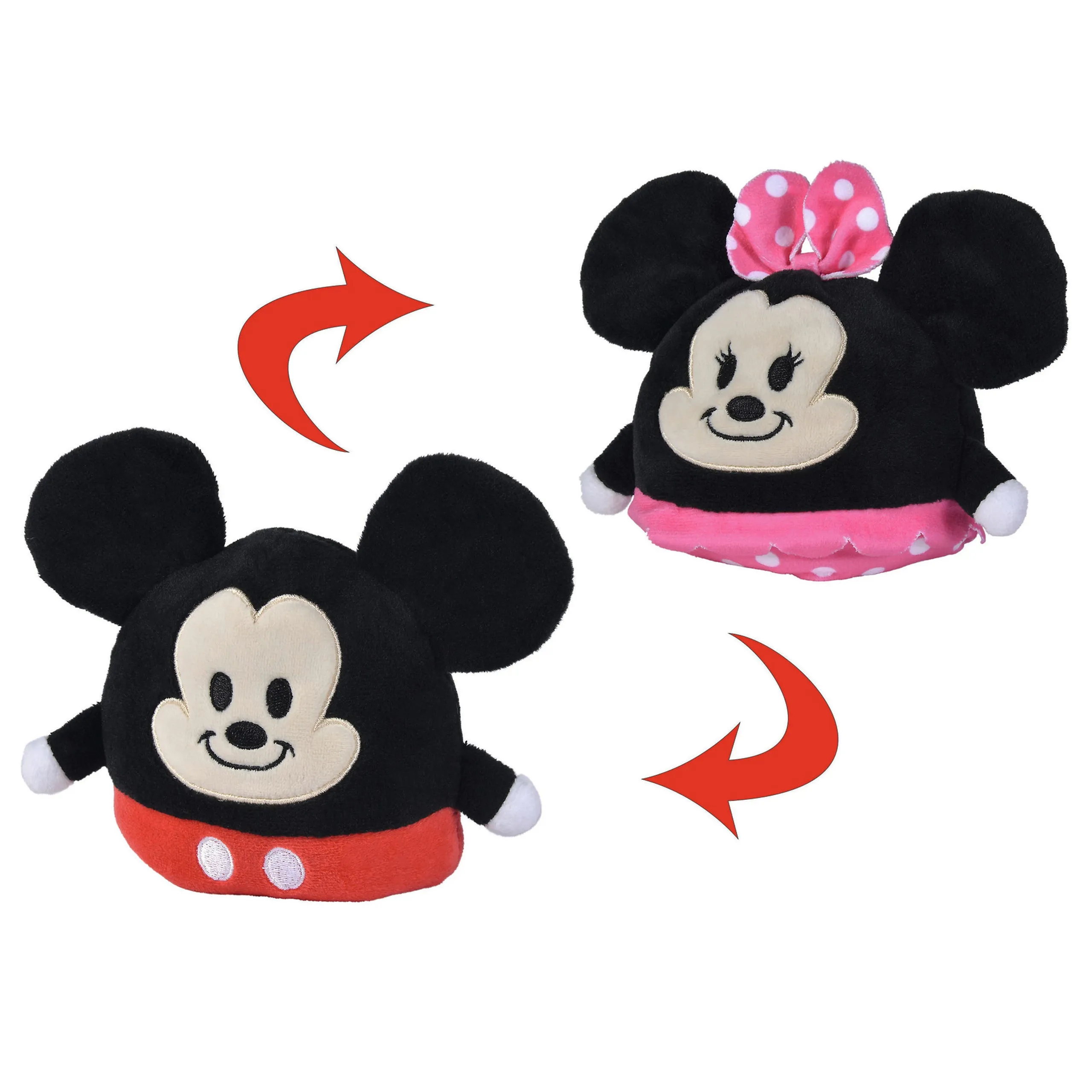 Reversable Disney Minnie and Mickey Mouse Plush