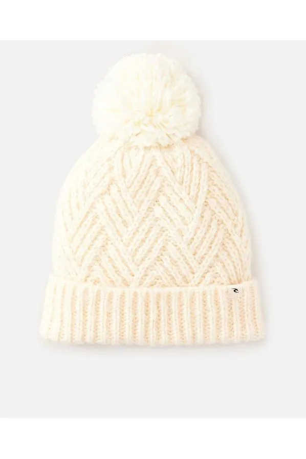 Rip Curl Premium Reg Pom Pom Beanie Beige