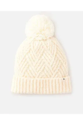 Rip Curl Premium Reg Pom Pom Beanie Beige