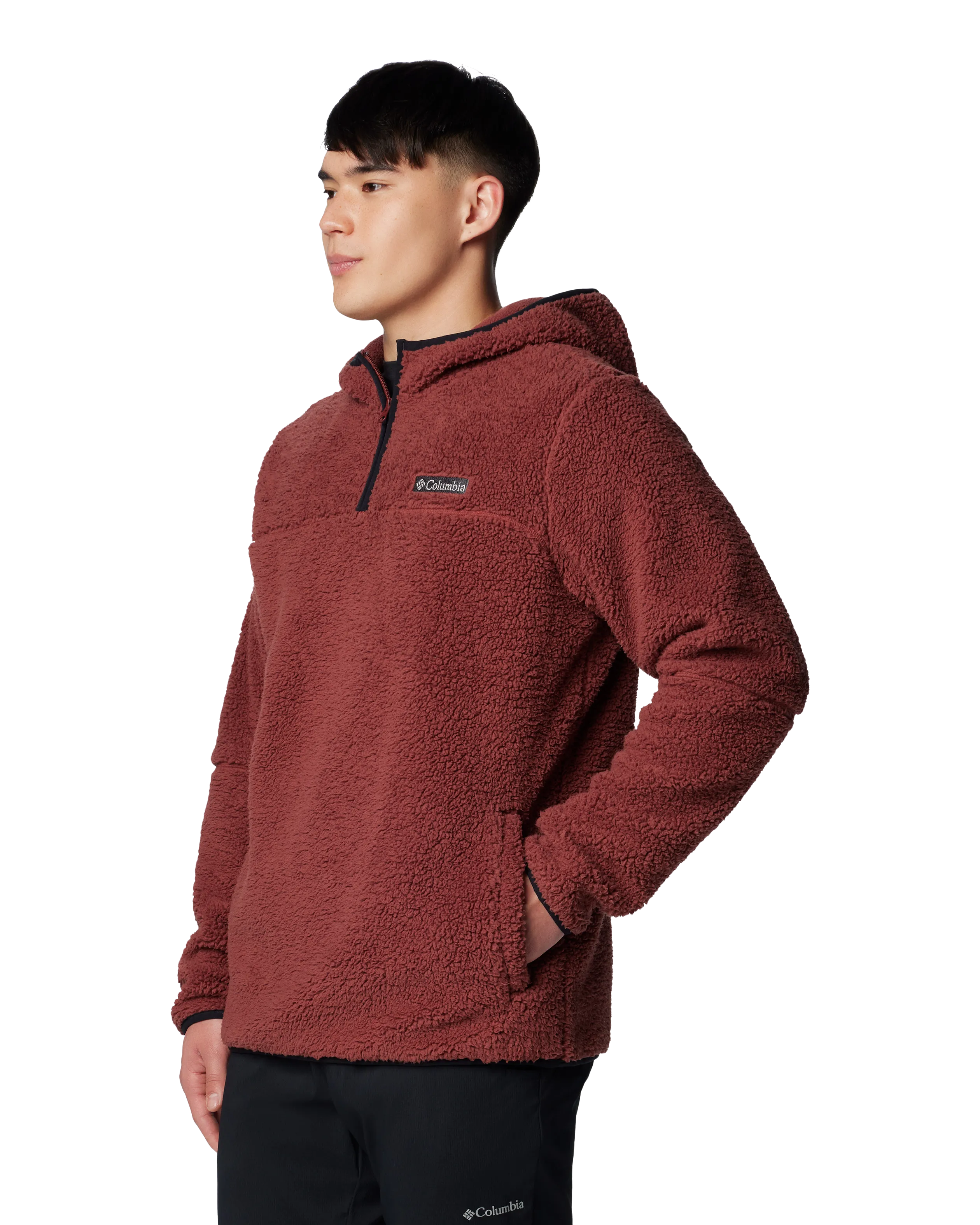 Rugged Ridge III Sherpa Pullover Hoodie in Spice