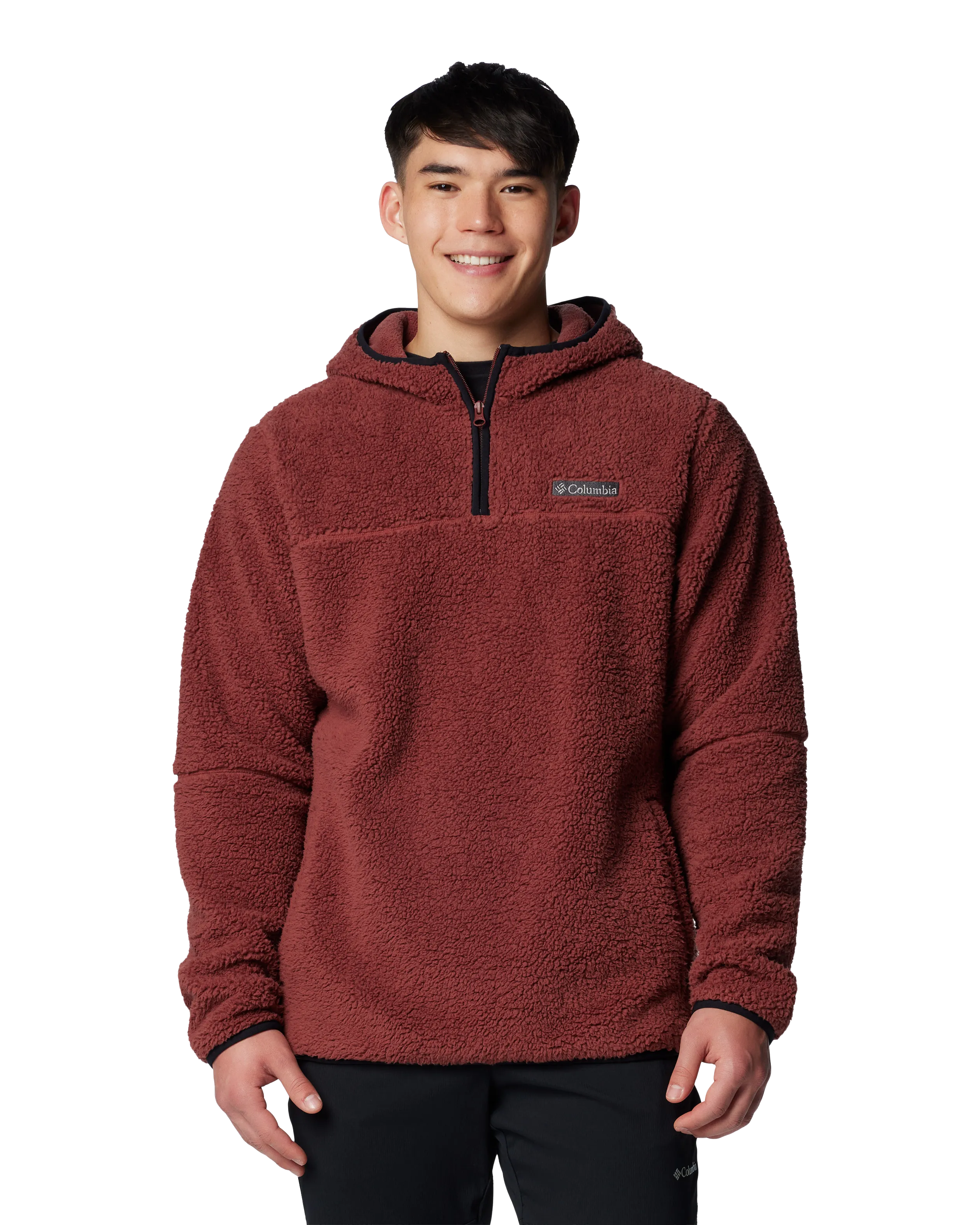 Rugged Ridge III Sherpa Pullover Hoodie in Spice