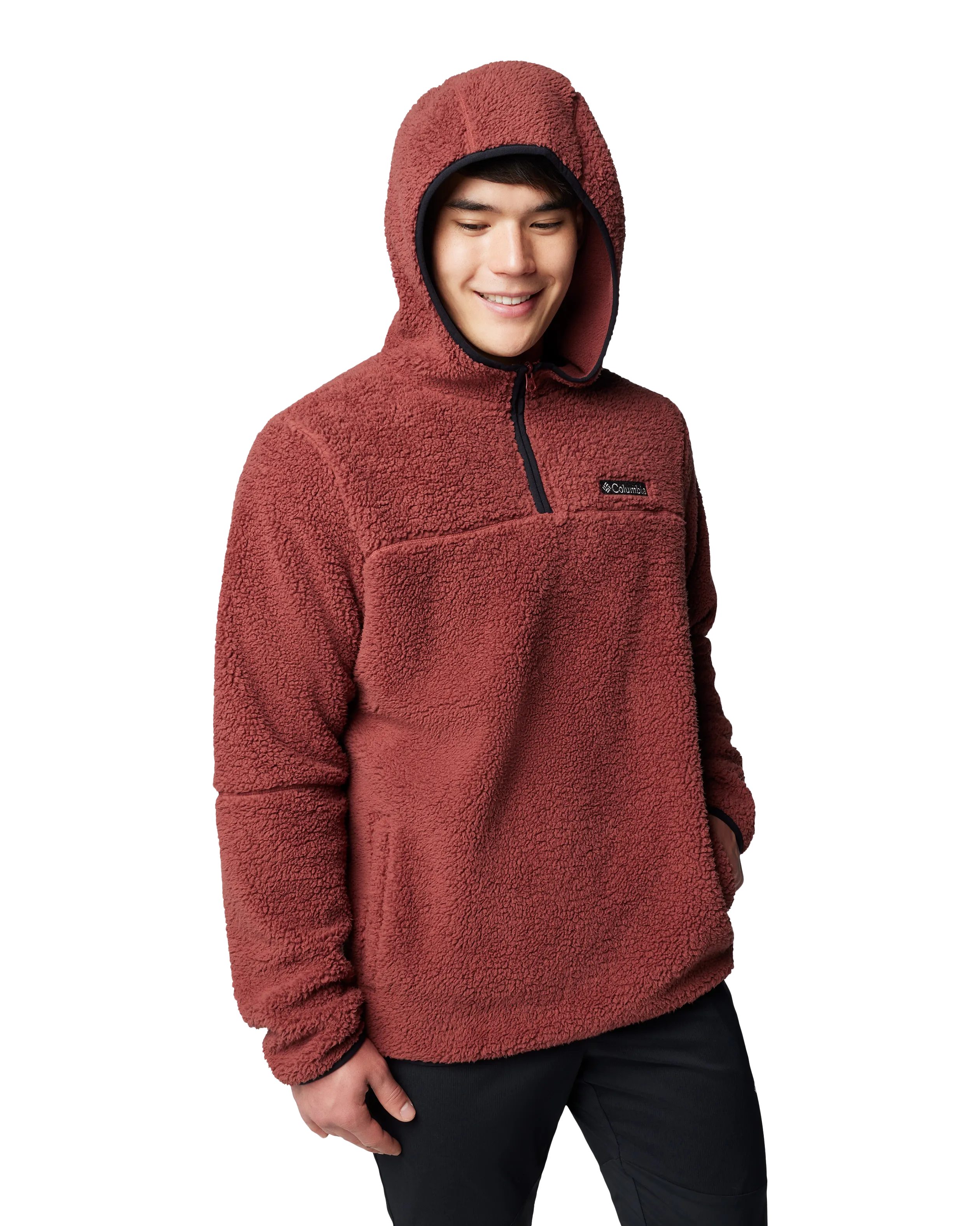 Rugged Ridge III Sherpa Pullover Hoodie in Spice