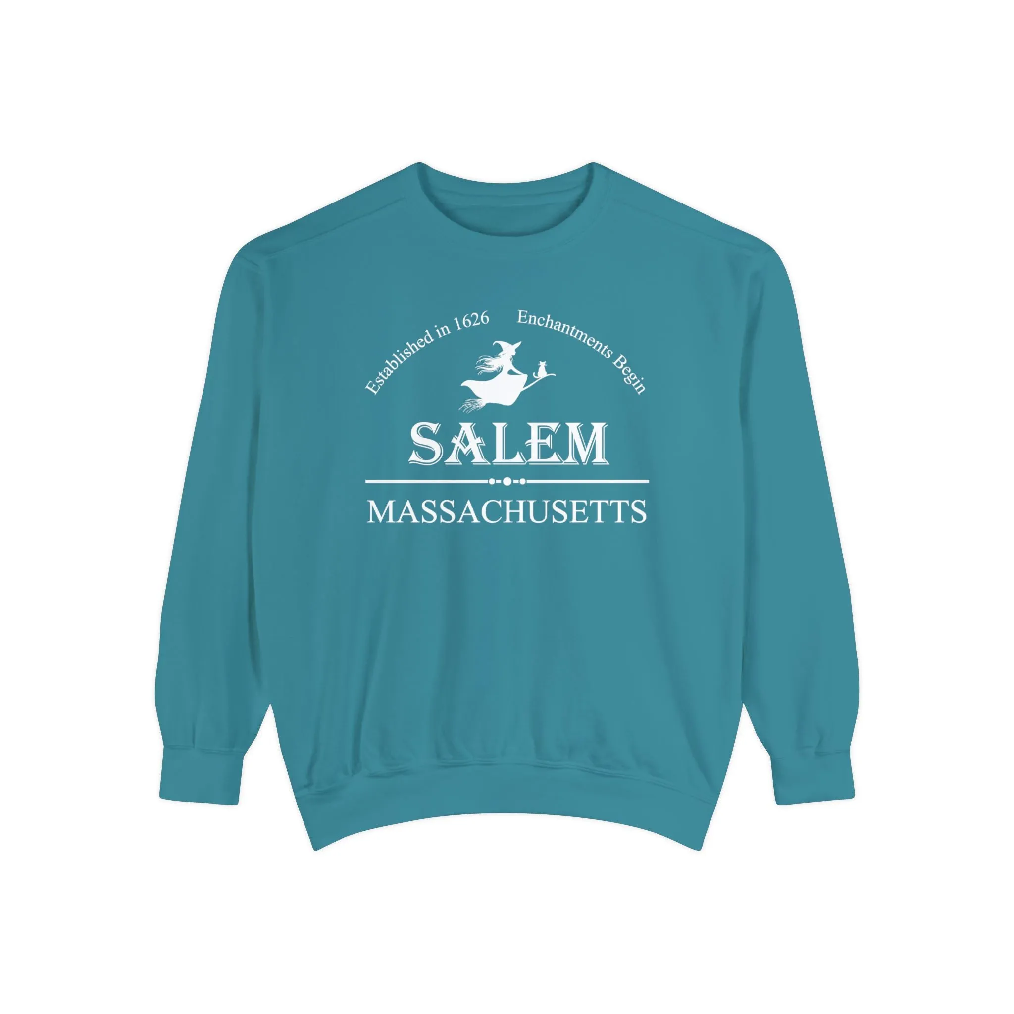 Salem Massachusetts Sweatshirt, Comfort Colors Sweater, 1626 Salem, Halloween Sweatshirt, Witch Sweatshirt, Spooky Sweatshirt, 1692 Witch