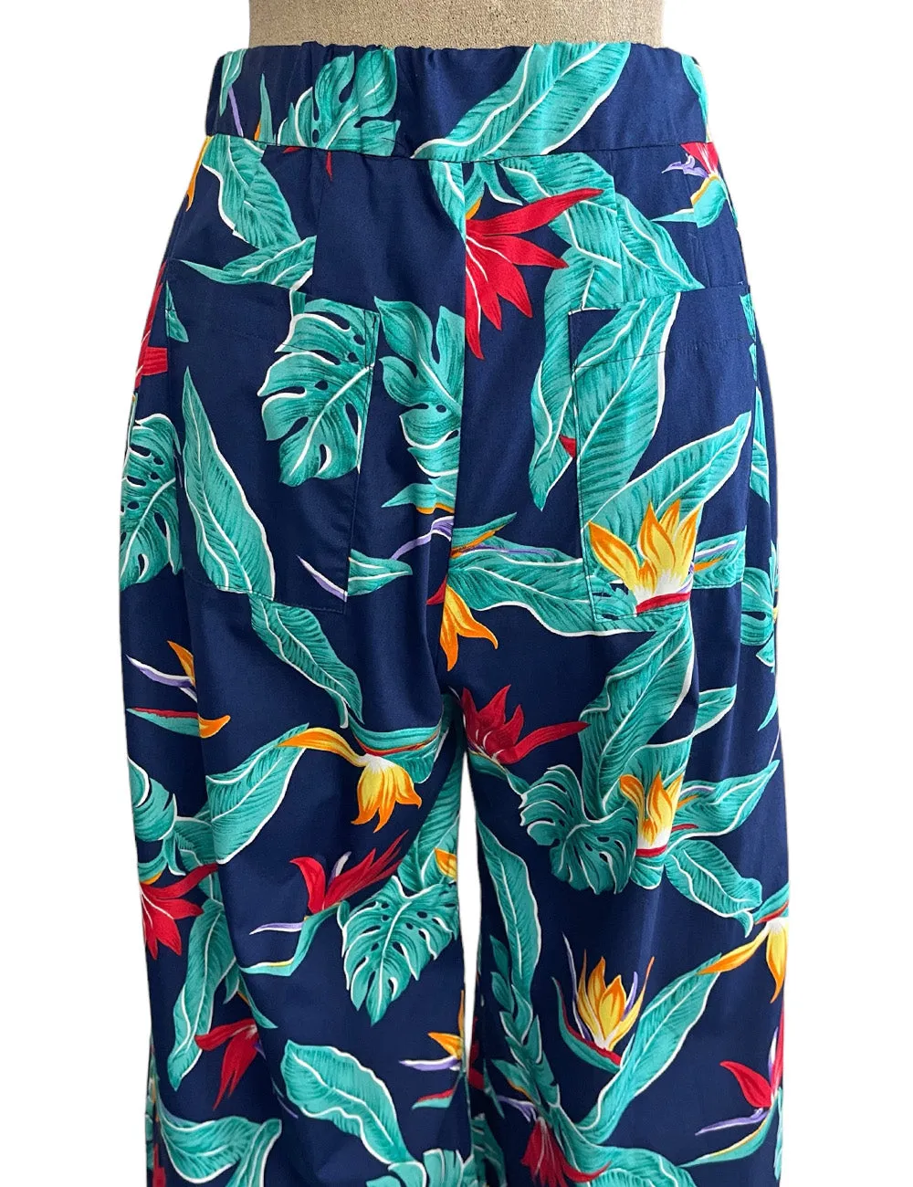 Scout for Loco Lindo - 1940s Blue Birds of Paradise Trouser Pant