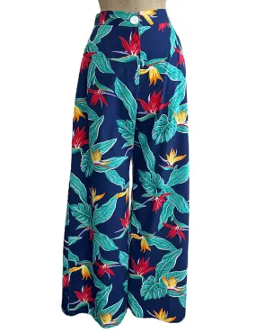 Scout for Loco Lindo - 1940s Blue Birds of Paradise Trouser Pant