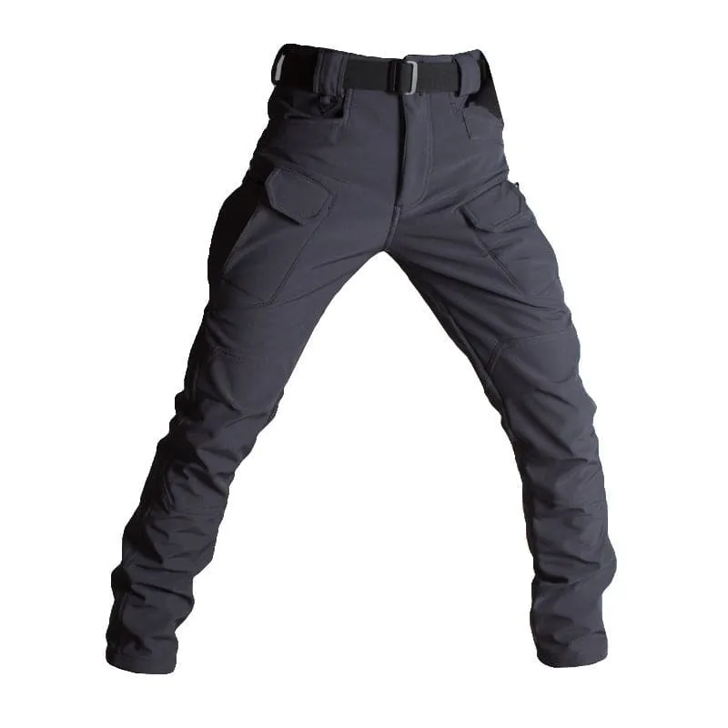 Shell Tactical Pants for Men Stylish Work Trousers in Dark Gray