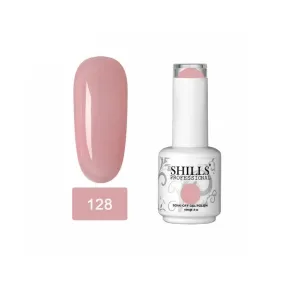 SHILLS PROFESSIONAL Uv/Led Soak Off Gel Polish (Gel Nail Polish) Nail Art Glossy Finish Nail Polish Color Shade 128, 15 Ml