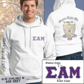 Sigma Alpha Mu Crest Hoodie - G185 - SUB