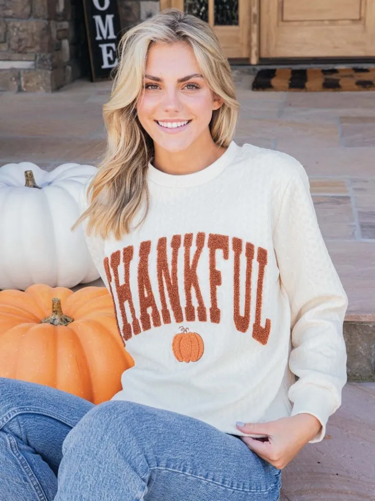 Simply Southern Thankful Crew Sweatshirt