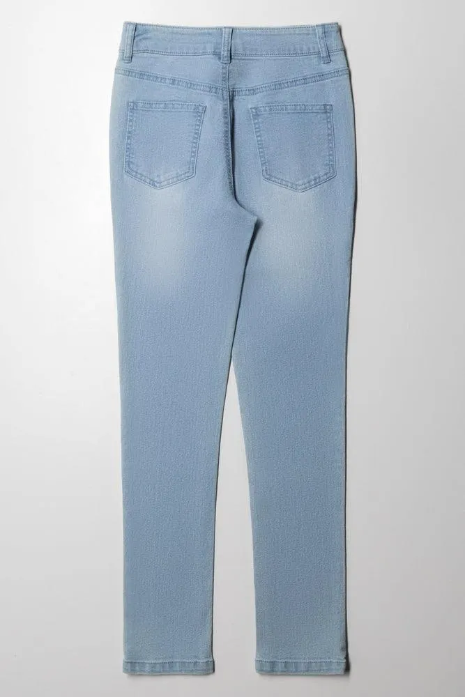 Skinny Denim Jeans Light Blue