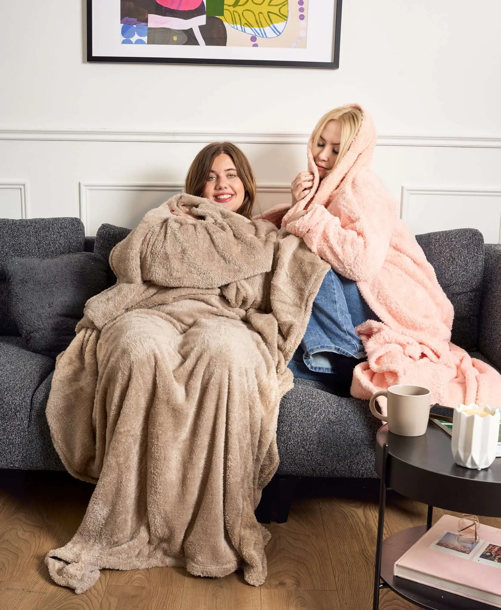 Snuggle 2 In 1 Wearable Blanket Assorted Colours | Hibernate Cosy Collection