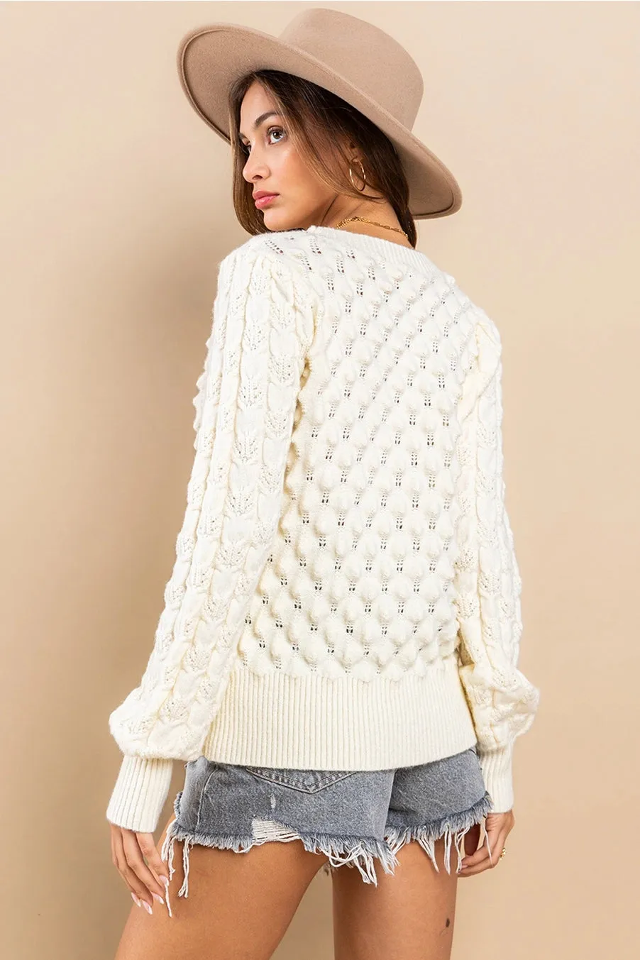 Something Special Textured Sweater