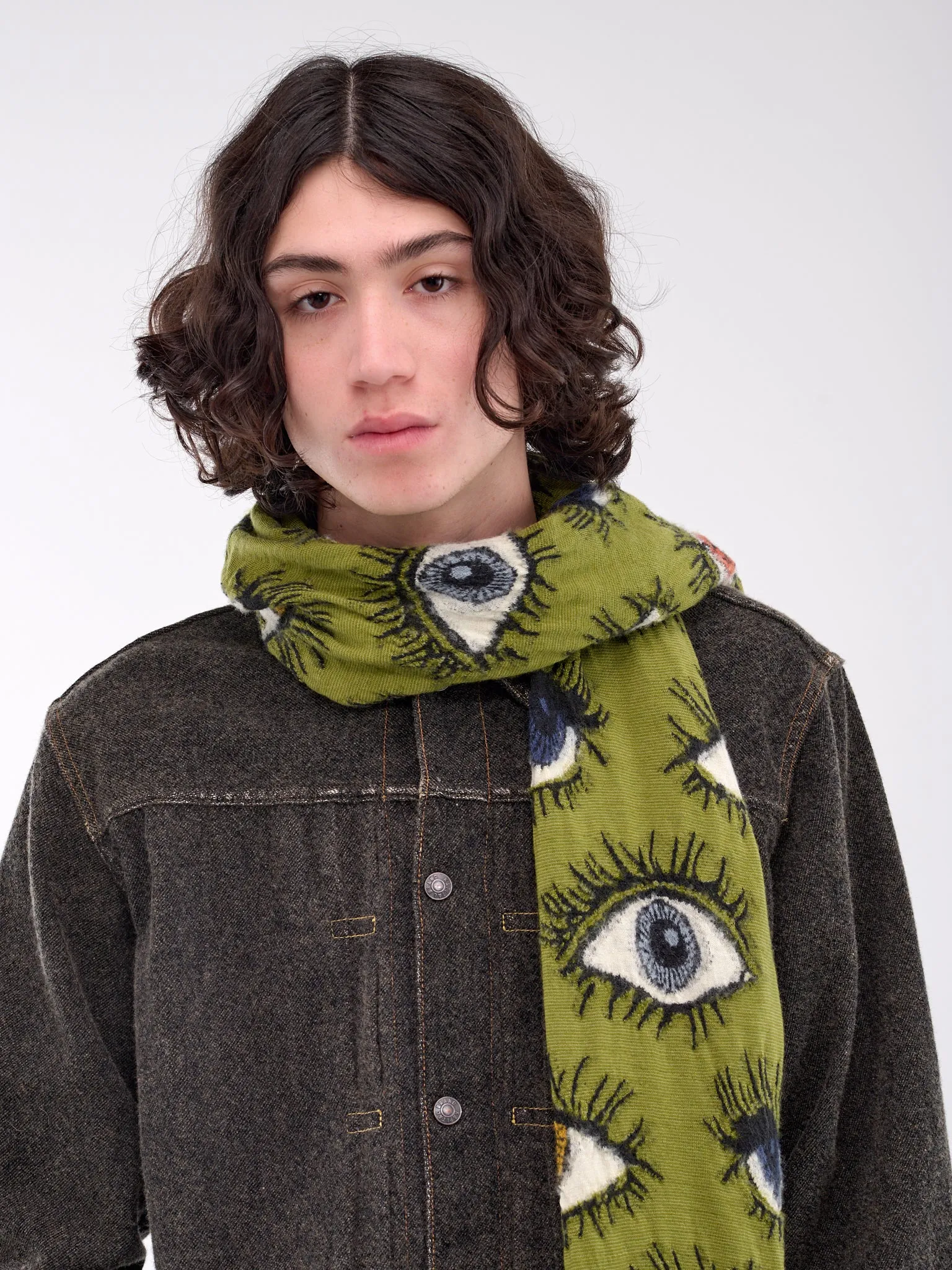 Speakeasy Happy Knit Scarf (K2410XM536-LIGHT-GREEN)