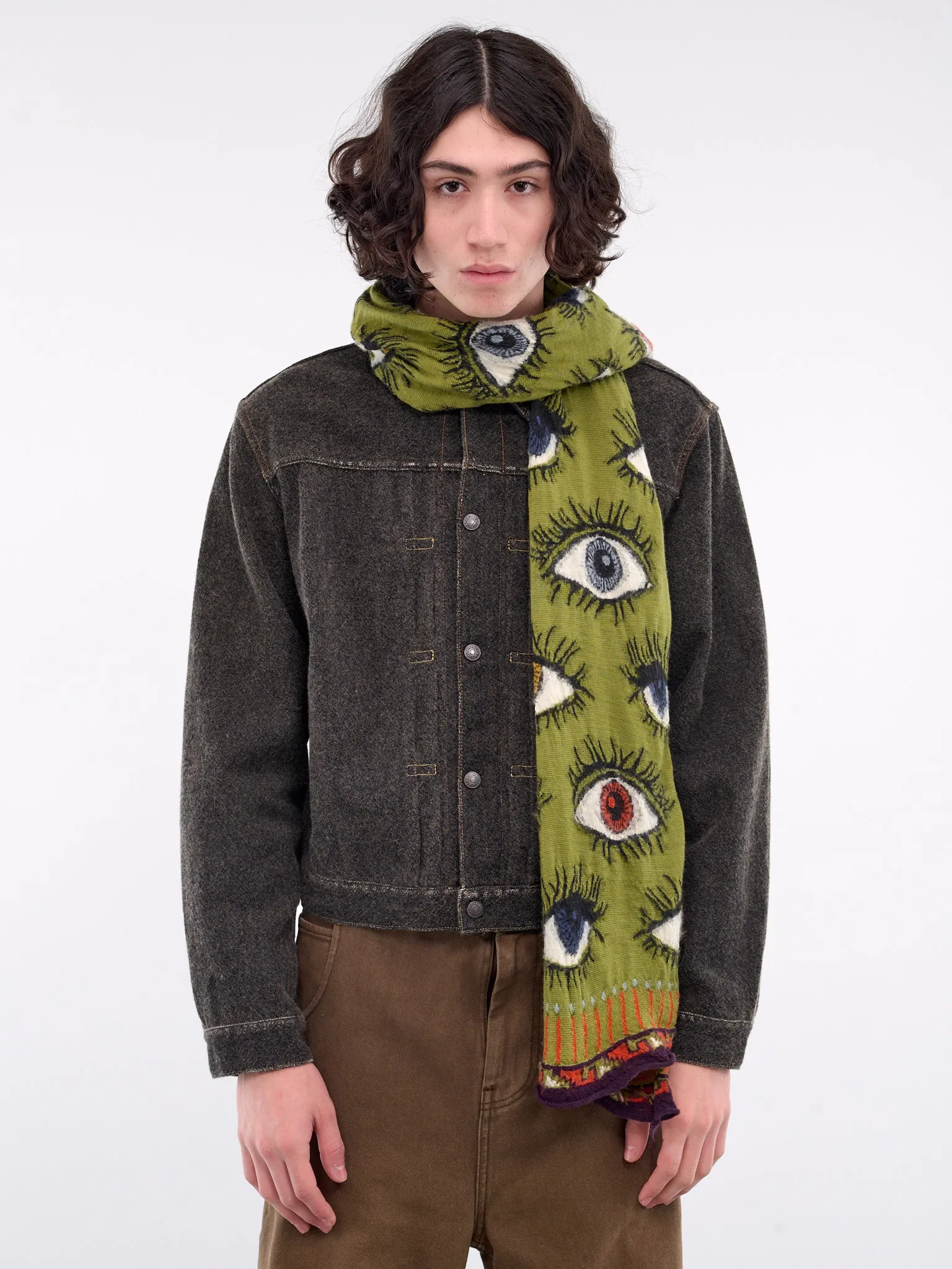 Speakeasy Happy Knit Scarf (K2410XM536-LIGHT-GREEN)