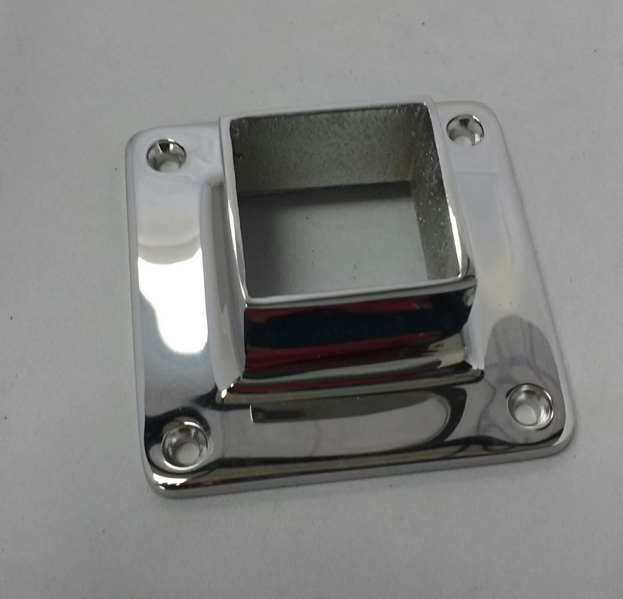 Square Narrow Edge Flange For 1-1/2" Square Tubing