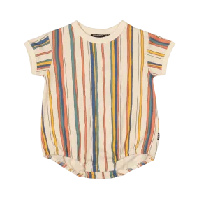 STRIPE POLO OVERSIZED BABY BODYSUIT