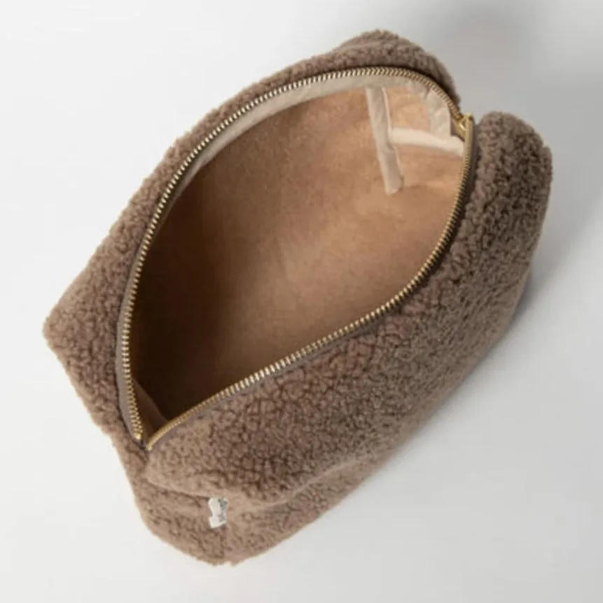 Studio Noos Teddy Changing Pouch / Toiletry Bag (Brown)