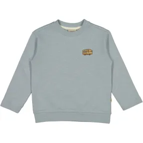 Sweatshirt Camping Badge - dusty dove