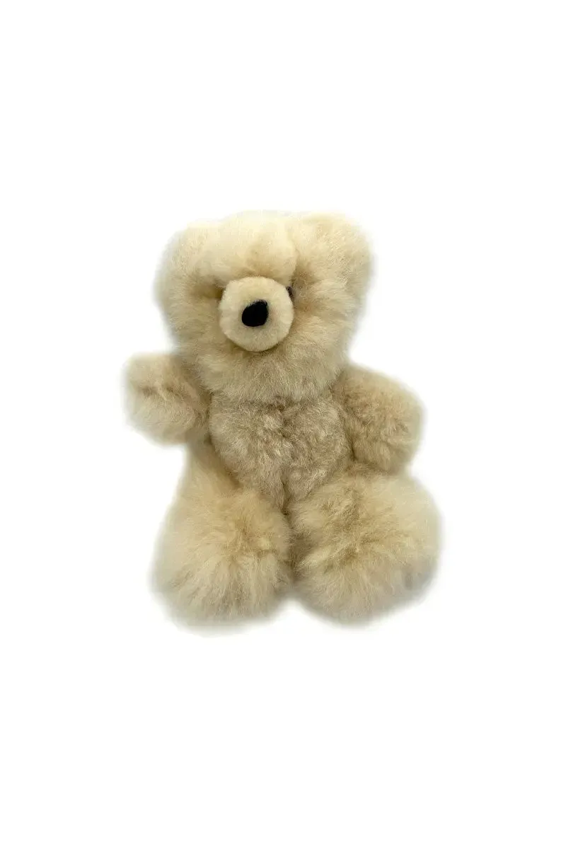 Teddy Bear Doll W/Alpaca Medium