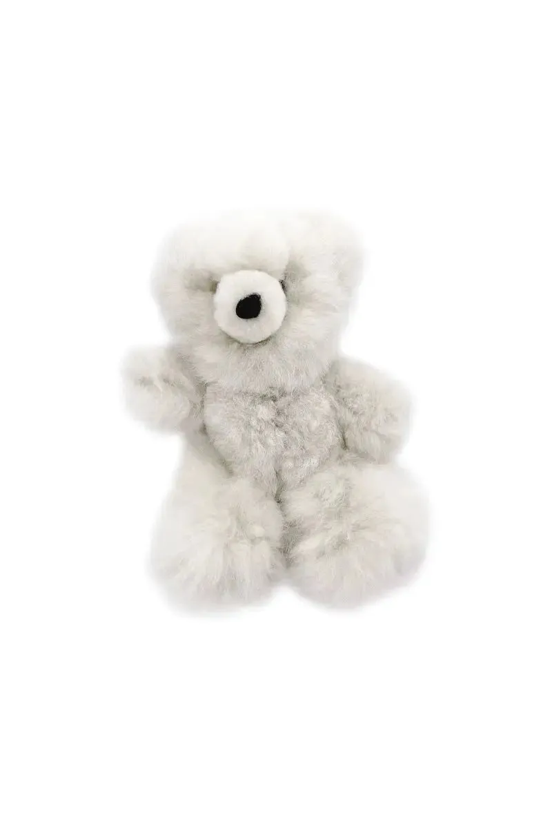 Teddy Bear Doll W/Alpaca Medium