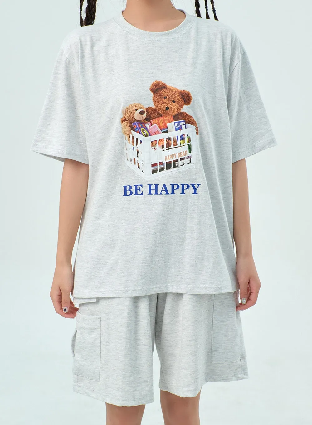 Teddy Bear Oversized Tee BY317