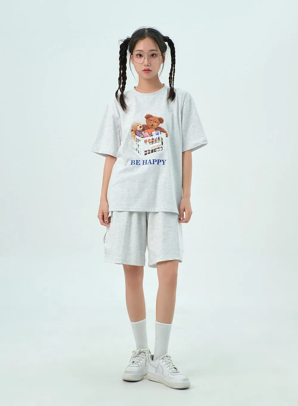 Teddy Bear Oversized Tee BY317