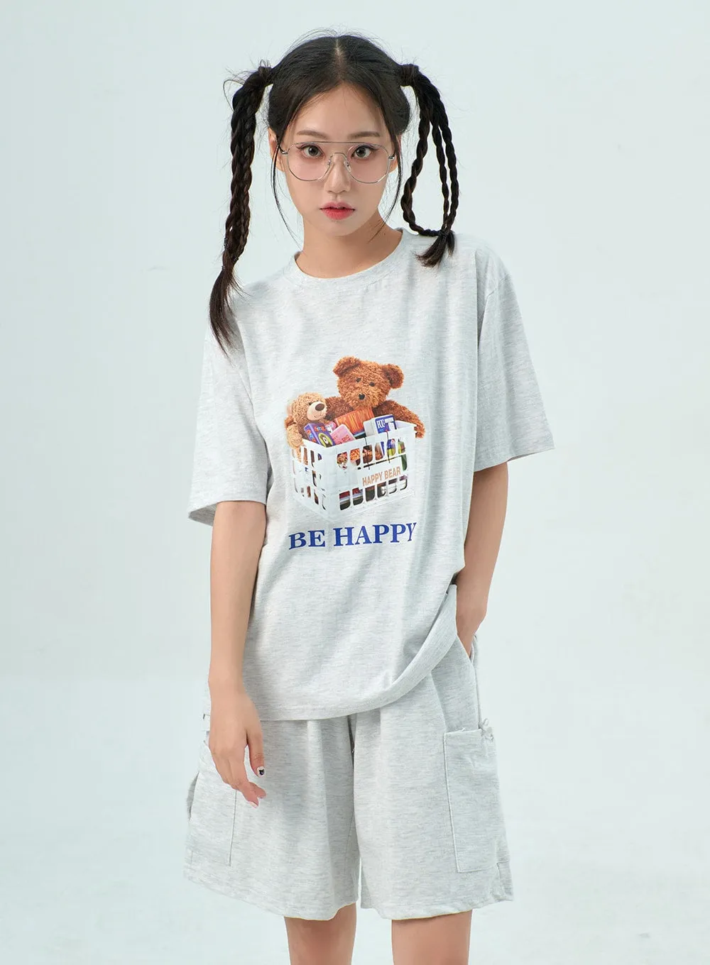 Teddy Bear Oversized Tee BY317