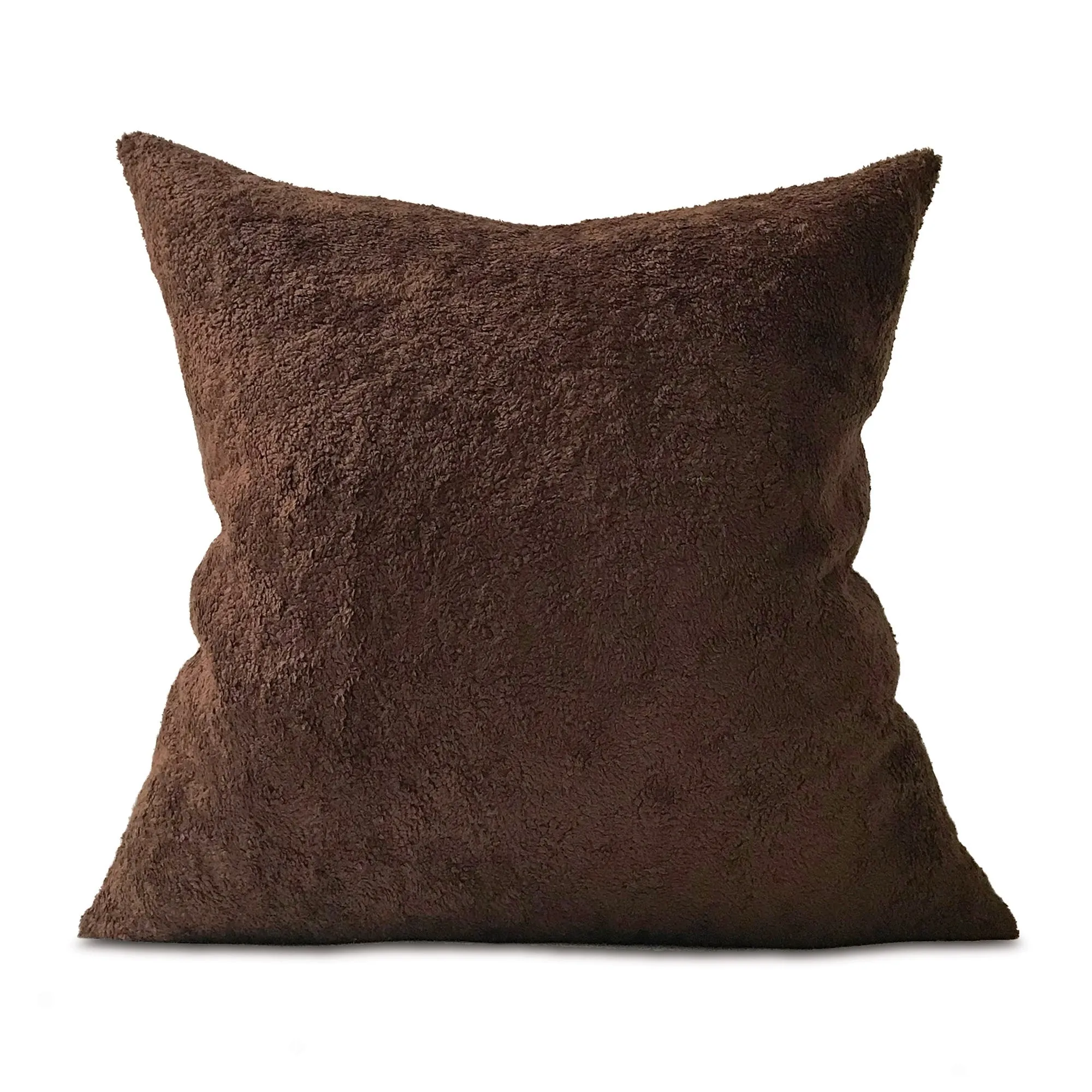 Teddy Bear Textured Throw Pillow Cover 27x27